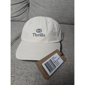 Thrills Men's One Size Fits Most‎ Adjustable Hat Off-white NWT